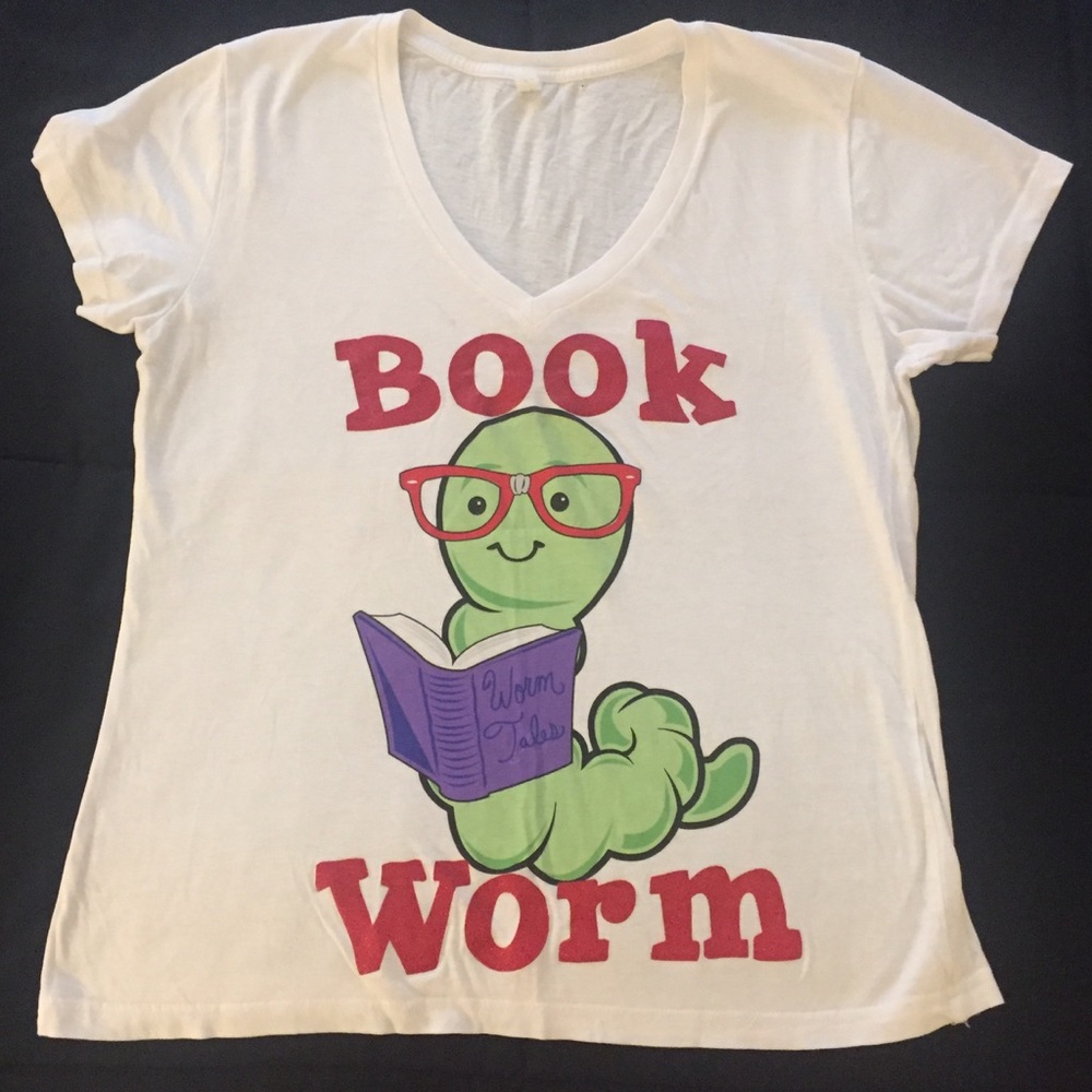 Book worm shirt